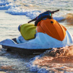 Jet ski/ wave runner on the beach baga beach goa