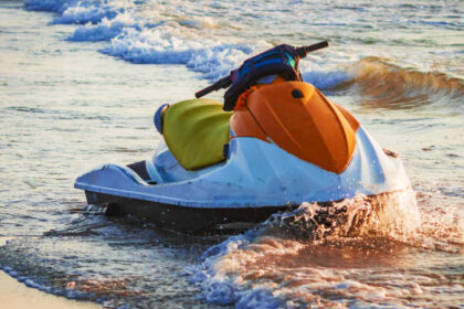 Jet ski/ wave runner on the beach baga beach goa